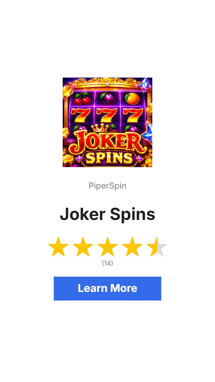 Joker Spins ad creative
