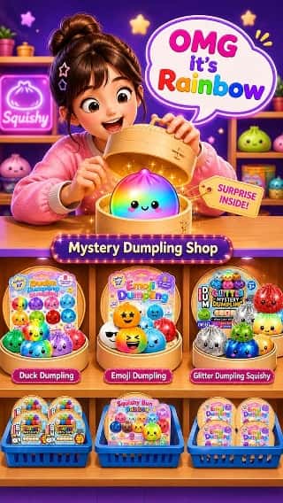 Mystery Dumpling: Unbox ASMR advertising creative