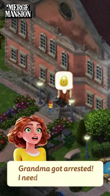 Merge Mansion: Puzzles & Story 广告素材