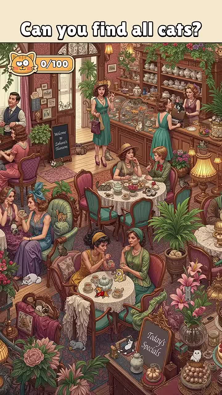 Find The Cat 2 - Spot It! 广告素材