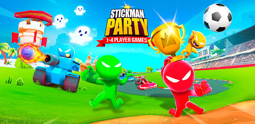 Stickman Party 234 MiniGames 广告素材