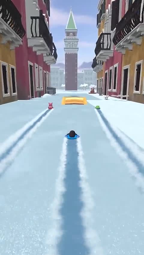 Sled Surfers ad creative