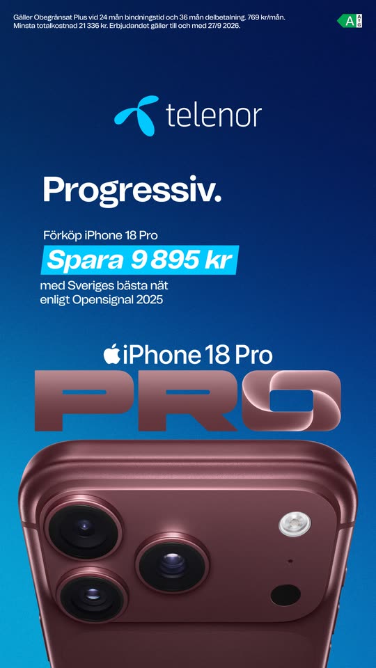 My Telenor, Sweden ad creative