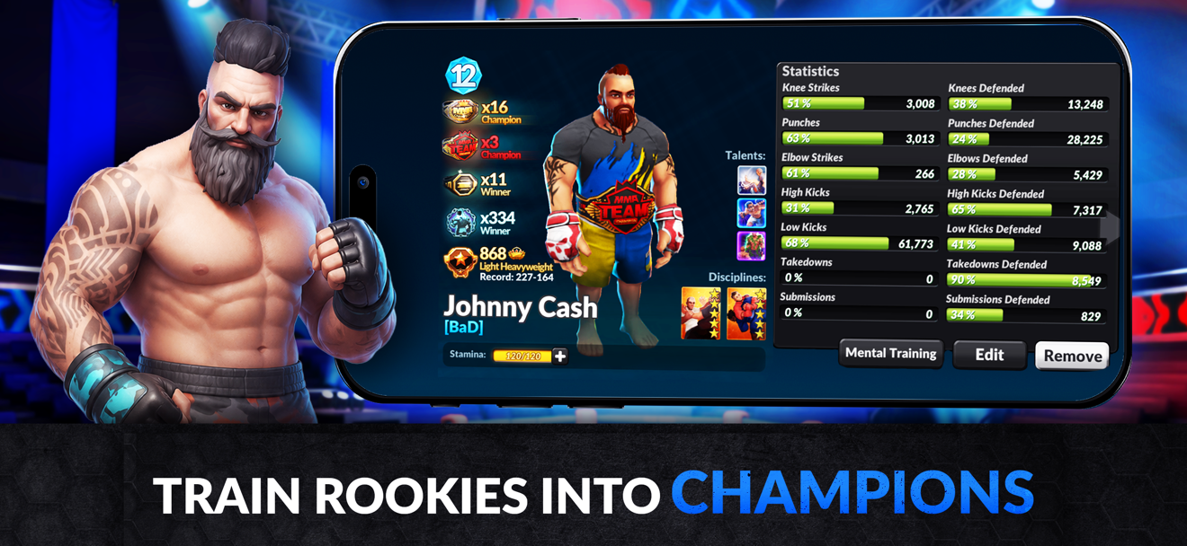 MMA Manager 2: Boxing Training ad creative 3
