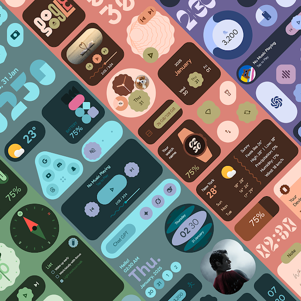 Material You Widgets advertising creative