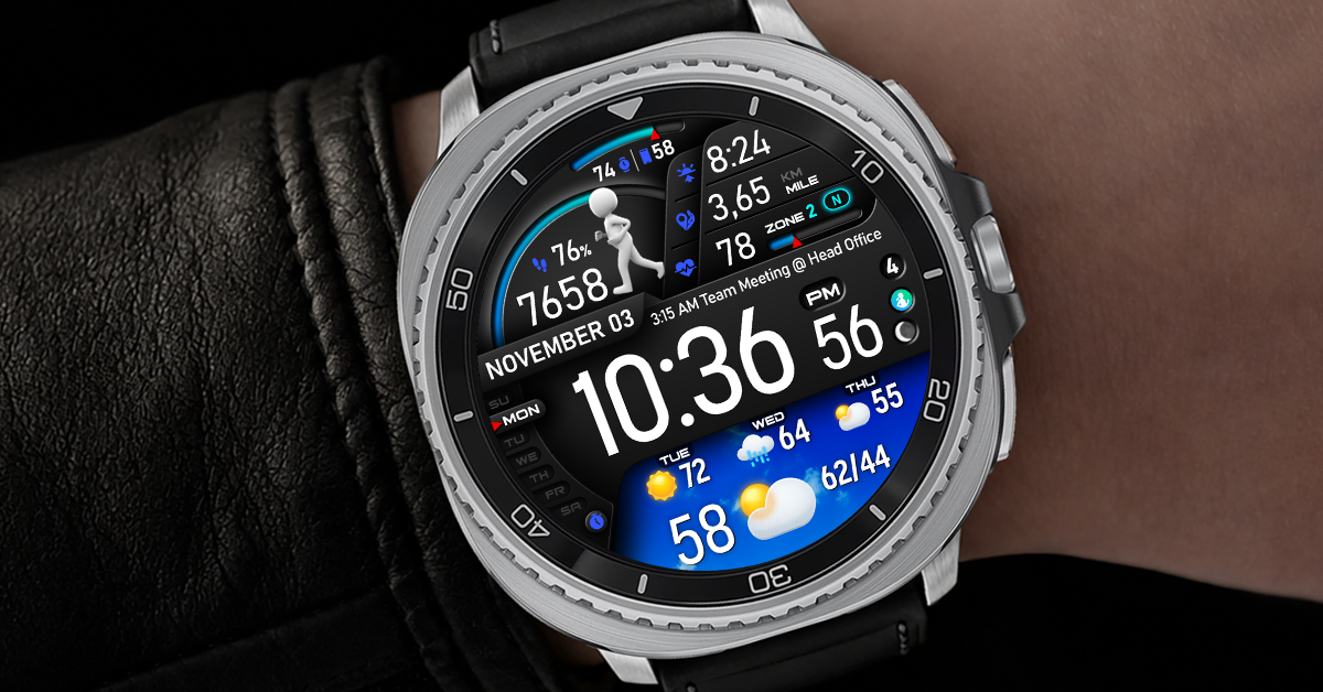 PER23 Digital Watch Face advertising creative