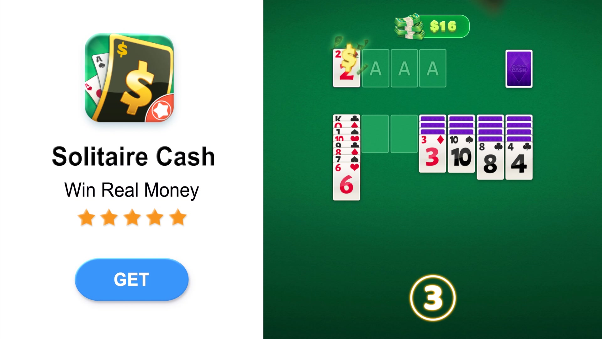 Solitaire Cash 广告素材