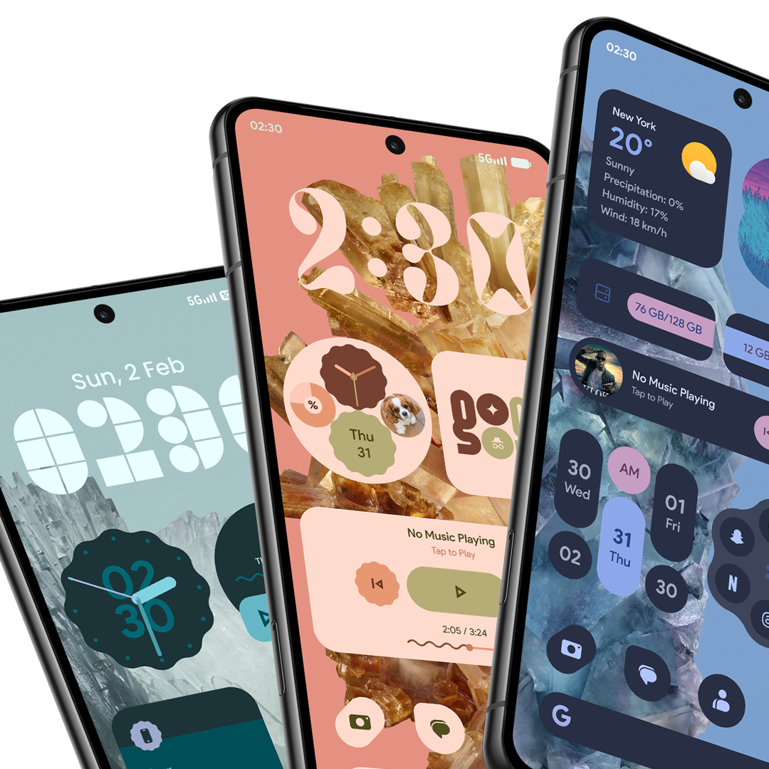 Material You Widgets advertising creative