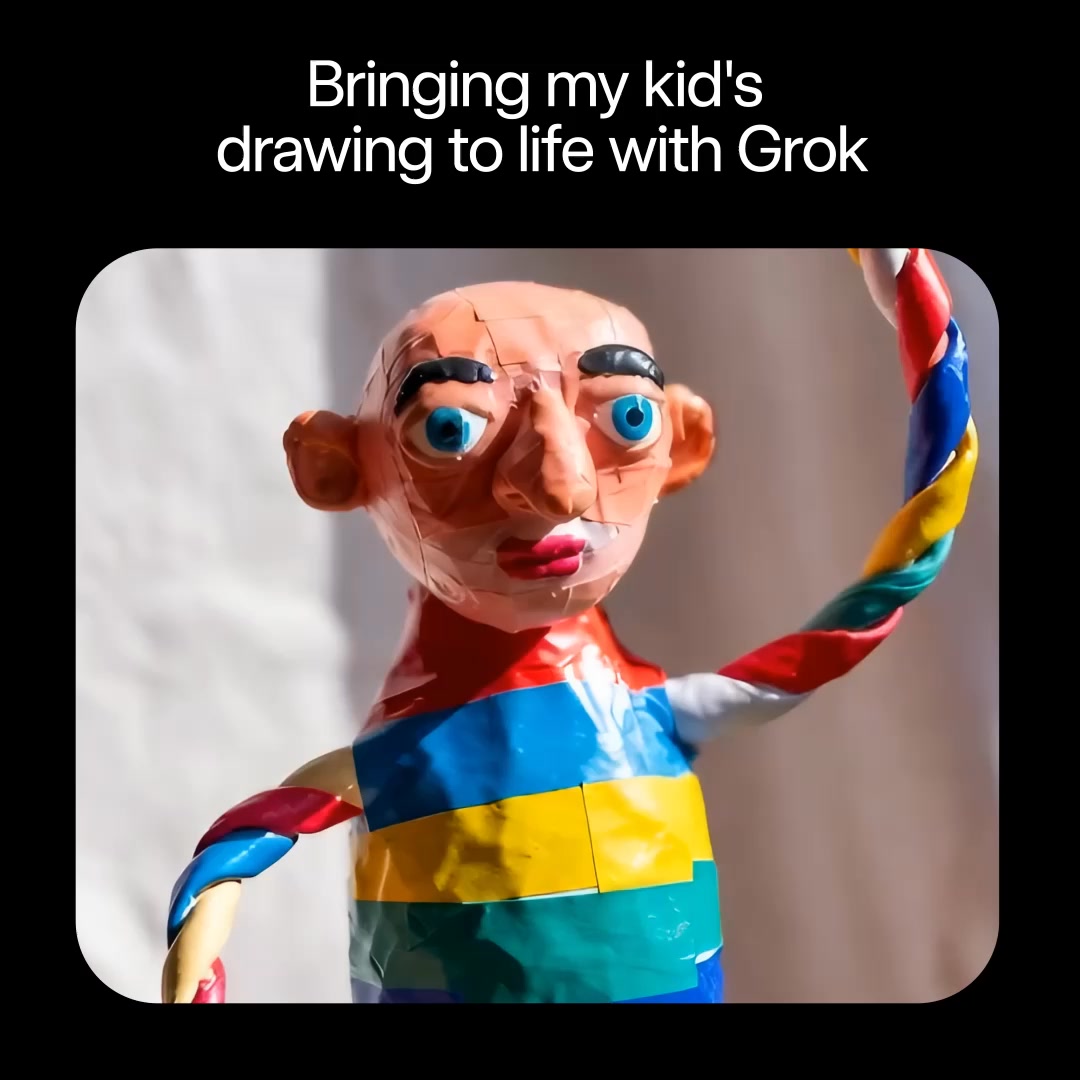 Grok - AI Chat & Video advertising creative