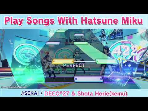 HATSUNE MIKU: COLORFUL STAGE! advertising creative