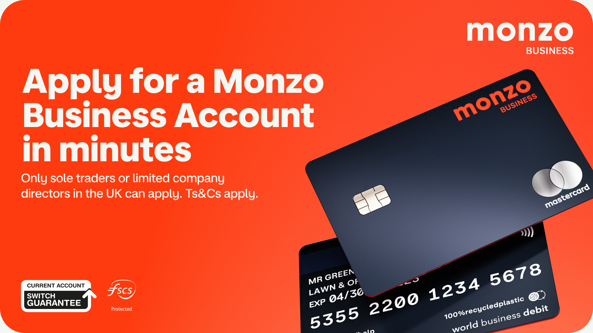 Monzo Bank - Mobile Banking advertising creative