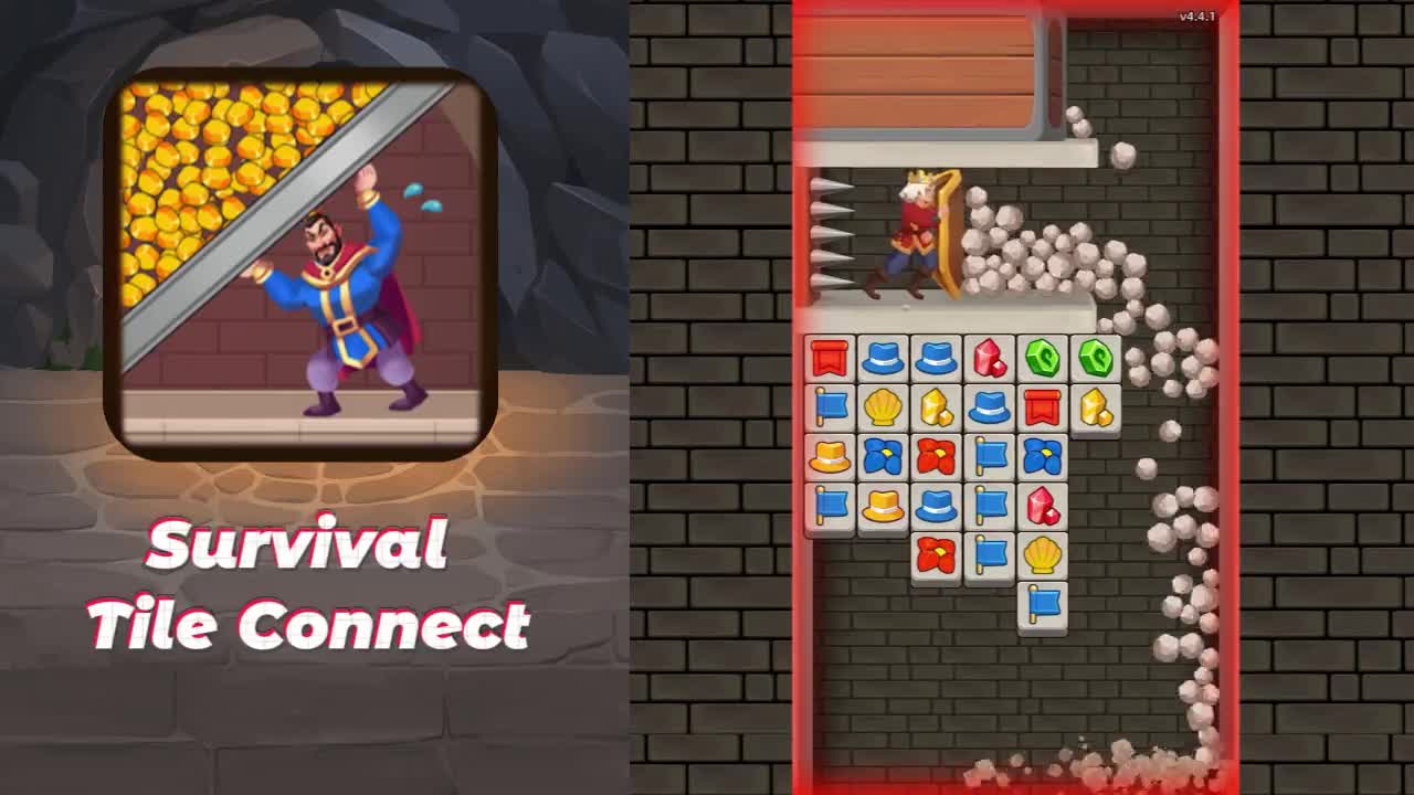 Survival Tile Connect ad creative