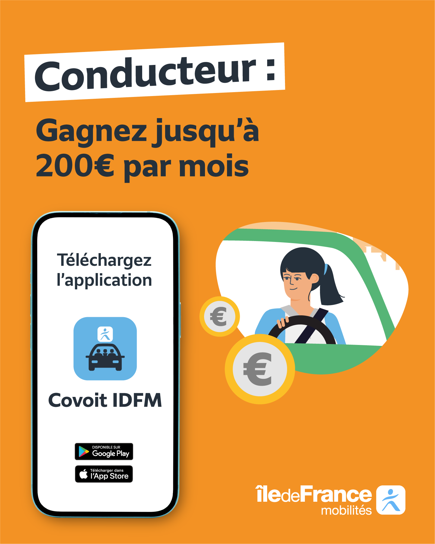 Île-de-France Mobilités advertising creative