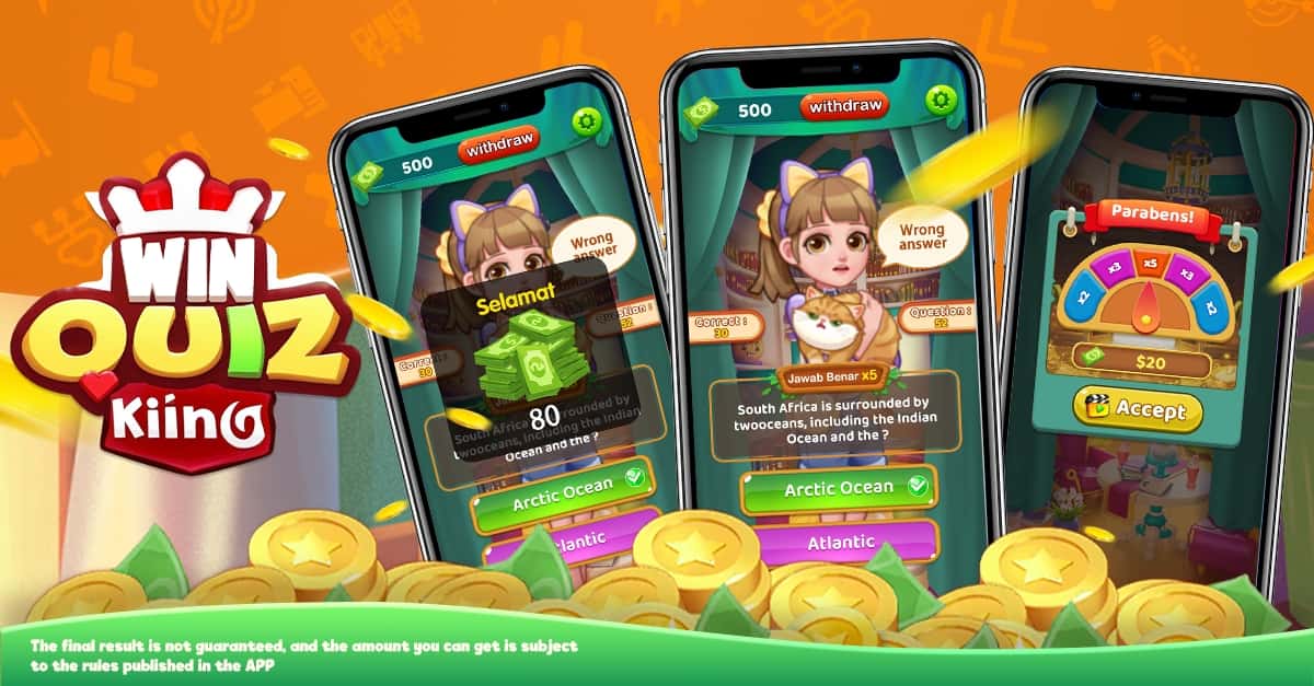Win Quiz King 广告创意