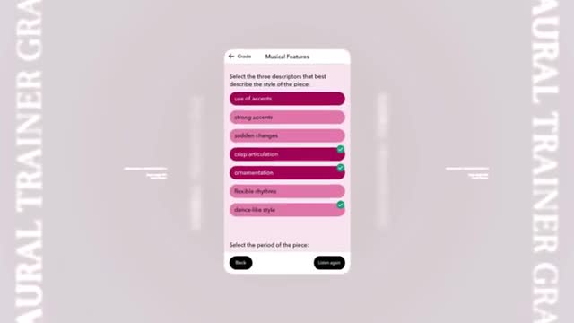 ABRSM Aural Trainer Grades 1-5 advertising creative