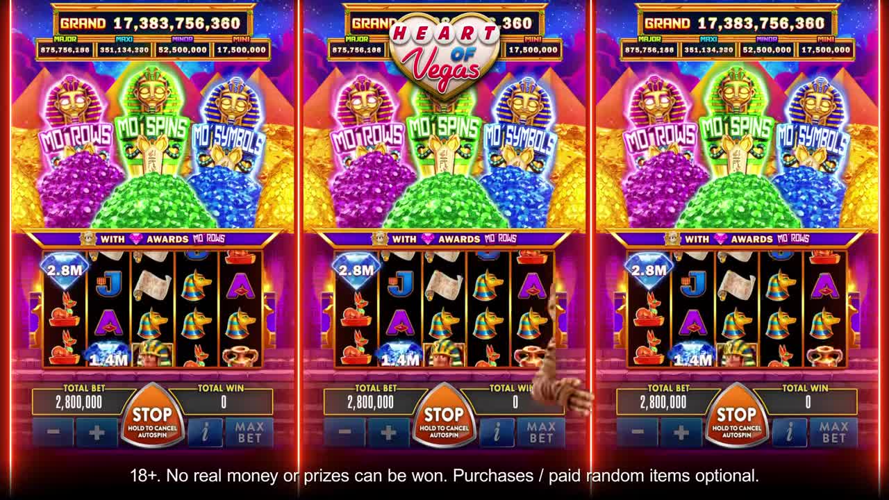Slots: Heart of Vegas Casino 广告素材