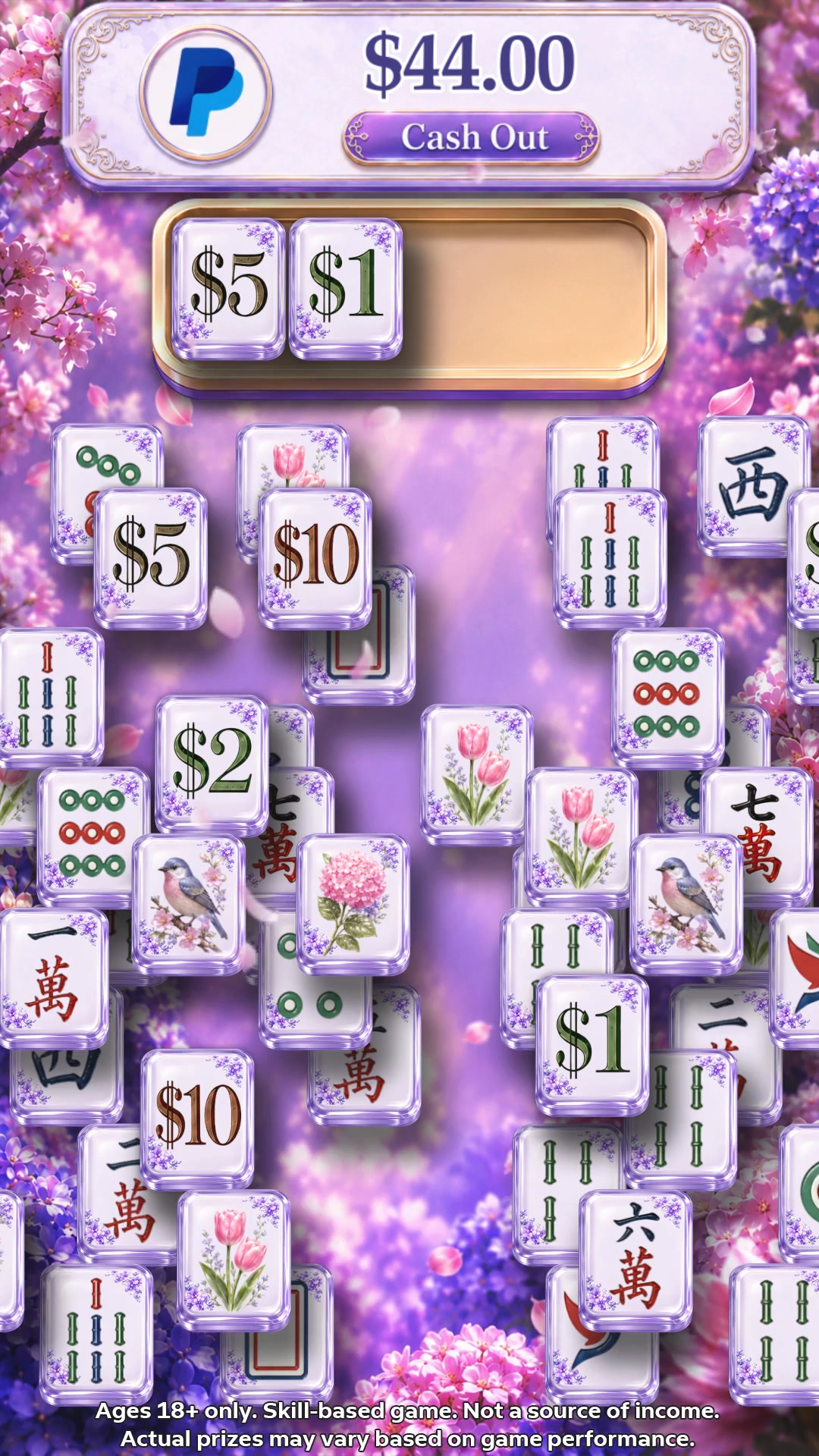 Mahjong Rumble: Win Real Cash advertising creative