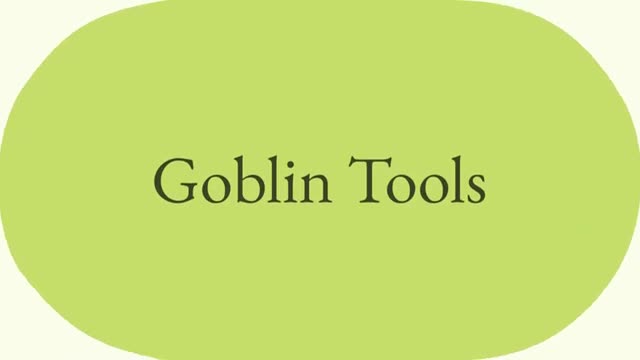 Goblin Tools 广告素材