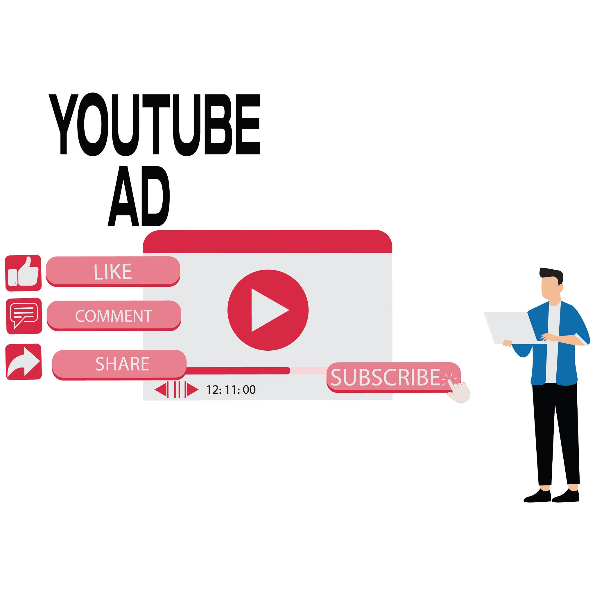 YouTube 广告素材
