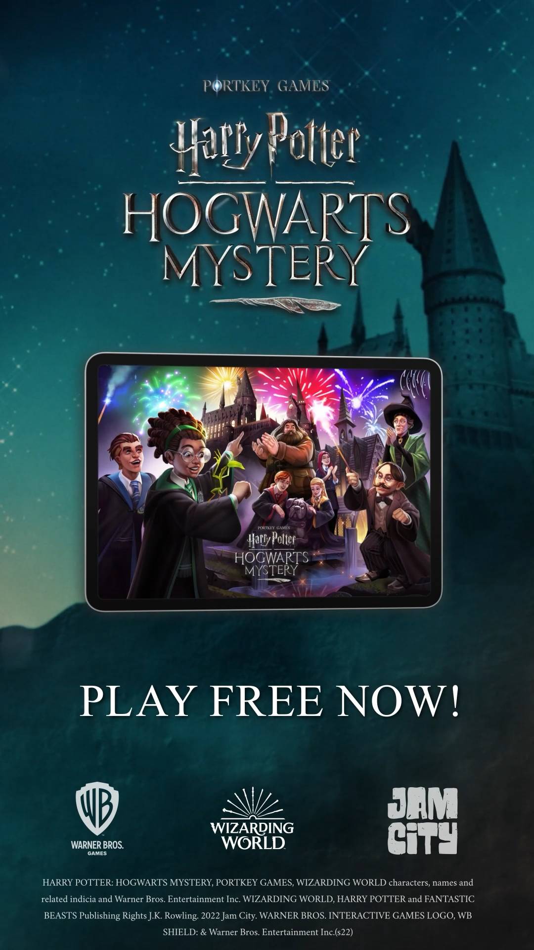 Harry Potter: Hogwarts Mystery ad creative