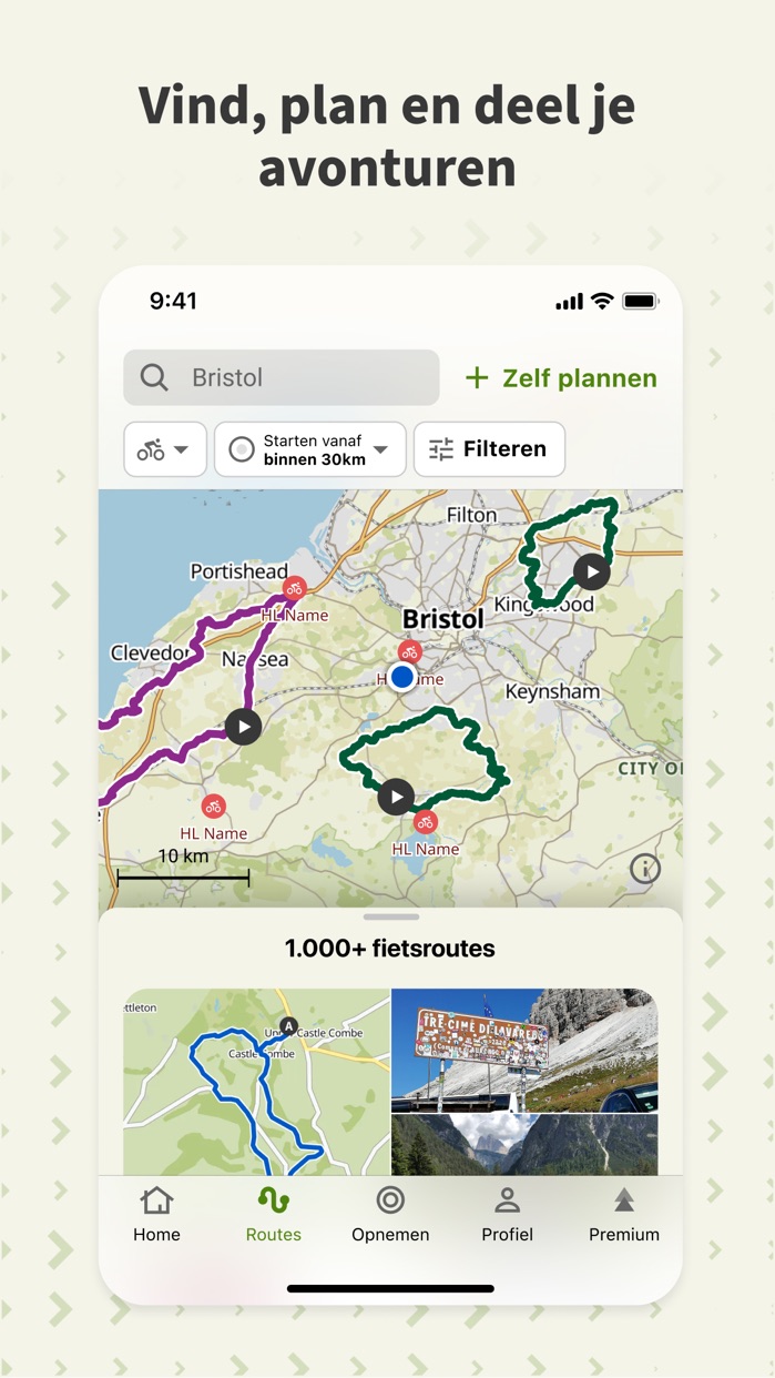 komoot - hike, bike & run 广告素材 1