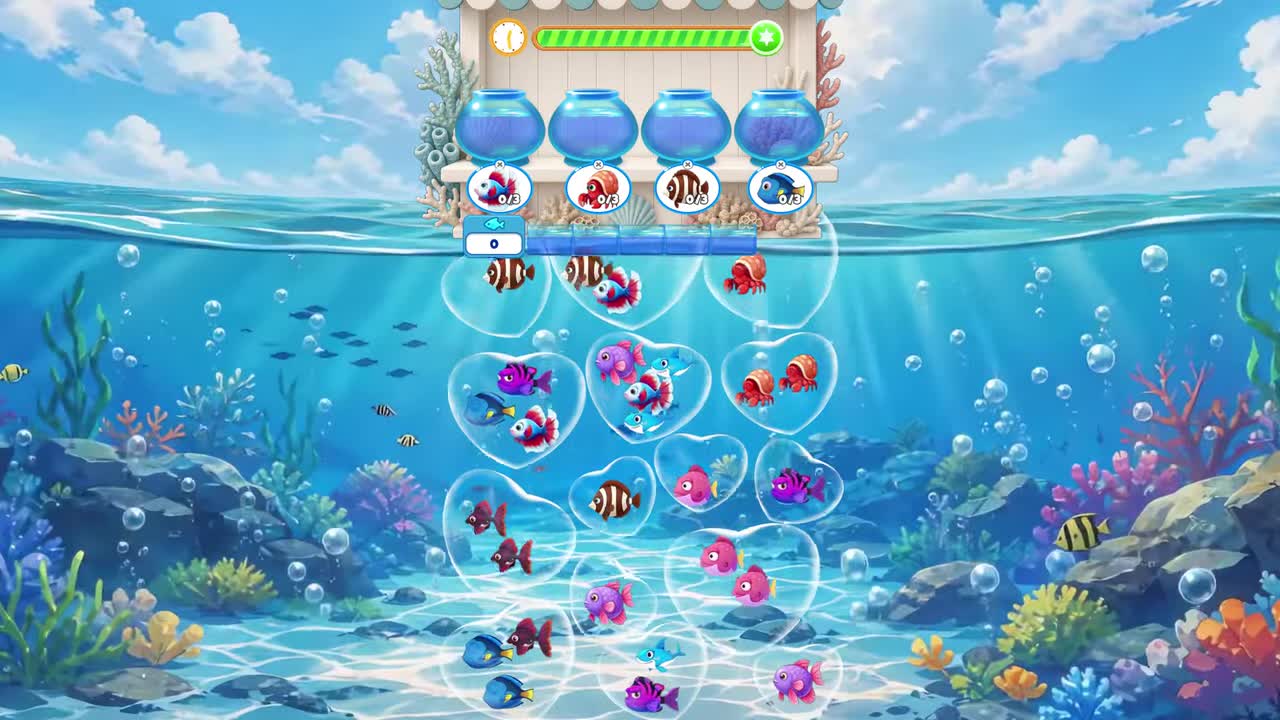 Fish Sort Puzzle: Match Games 广告素材