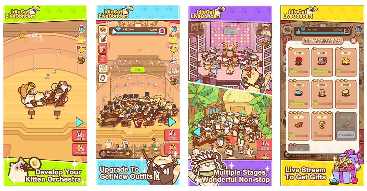 Idle Cat Live Concert ad creative