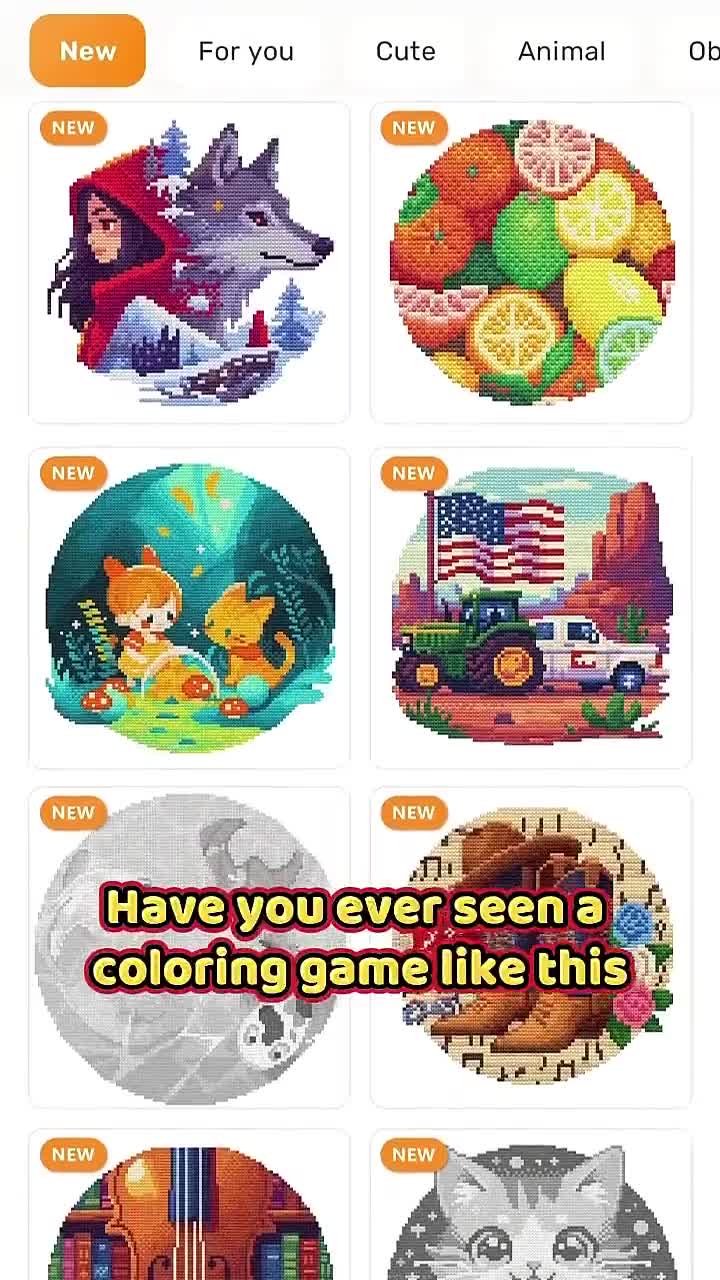 Pixel Color - Number Art 广告创意