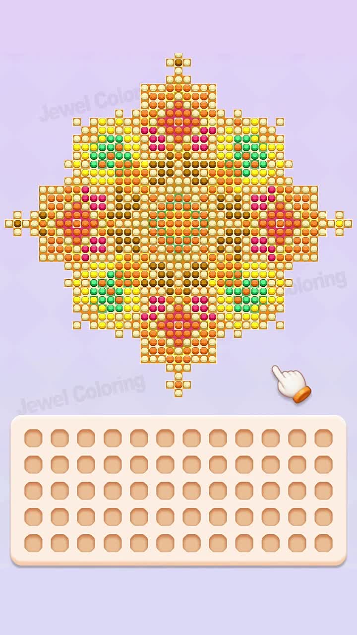 Jewel Coloring advertising creative