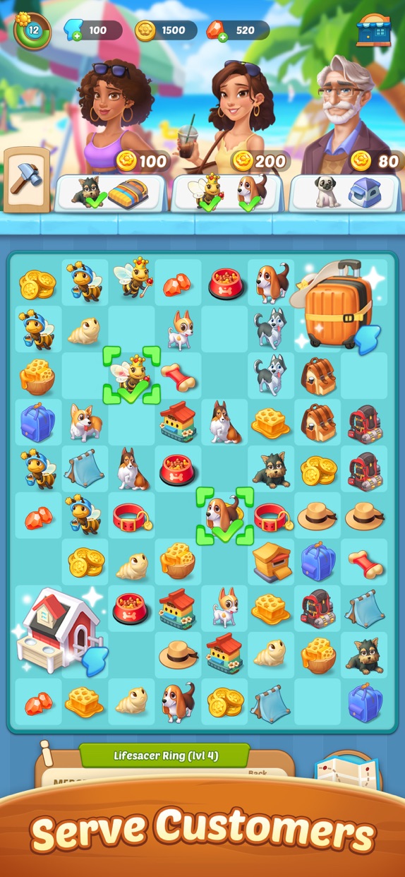 Seaside Escape®: Merge & Story advertising creative 2