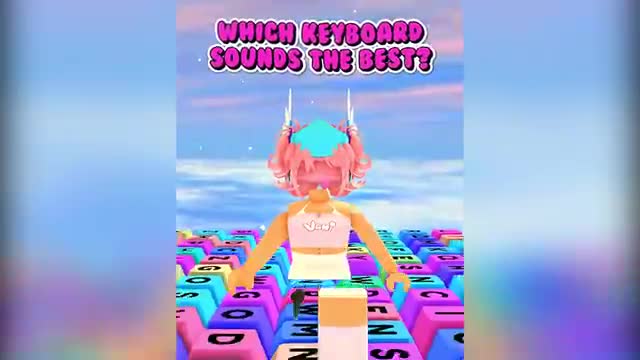Keyboard Obby: ASMR Speed Run 广告素材