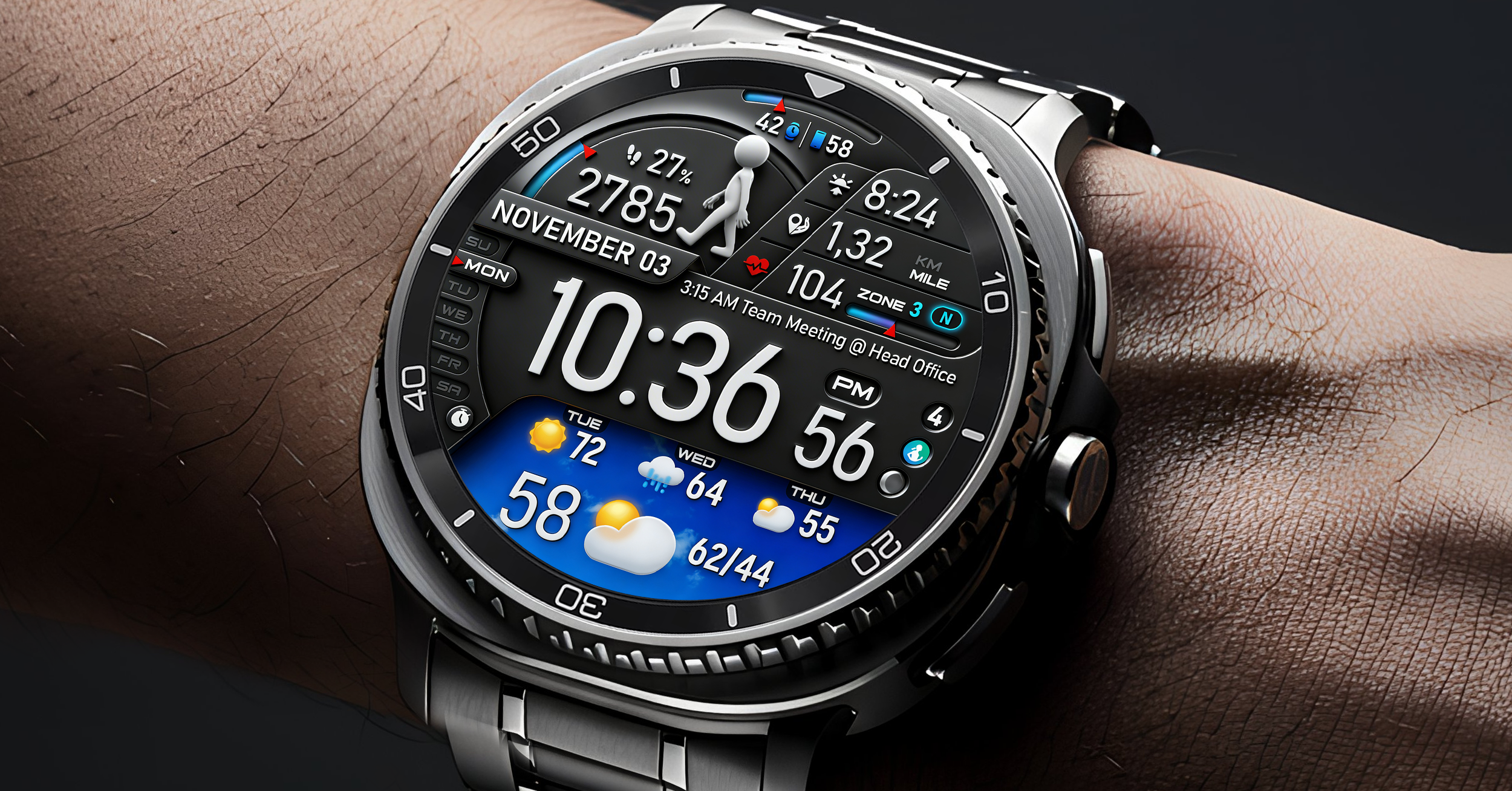 PER23 Digital Watch Face advertising creative