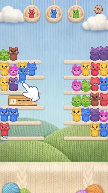 Cutie Sort: Kitten Games advertising creative