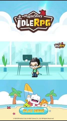 MapleStory : Idle RPG advertising creative