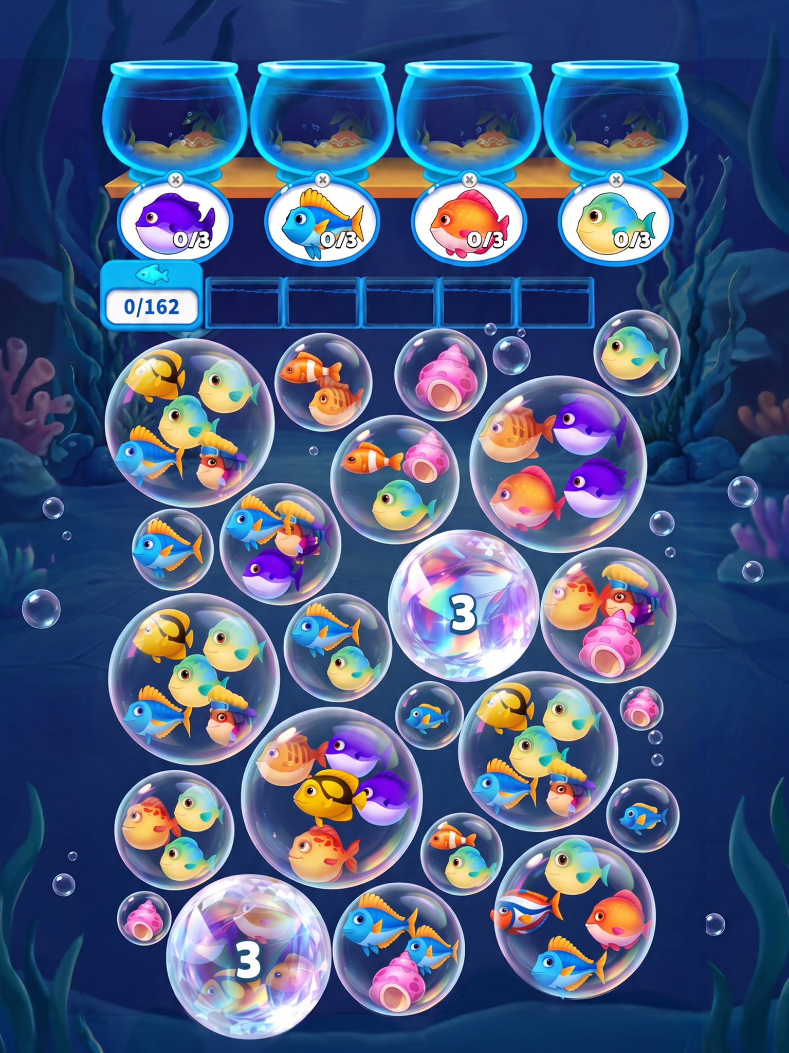Fish Sort Puzzle - Bubble Jam ad creative 2