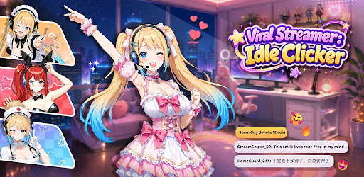 Viral Streamer: Idle Clicker advertising creative