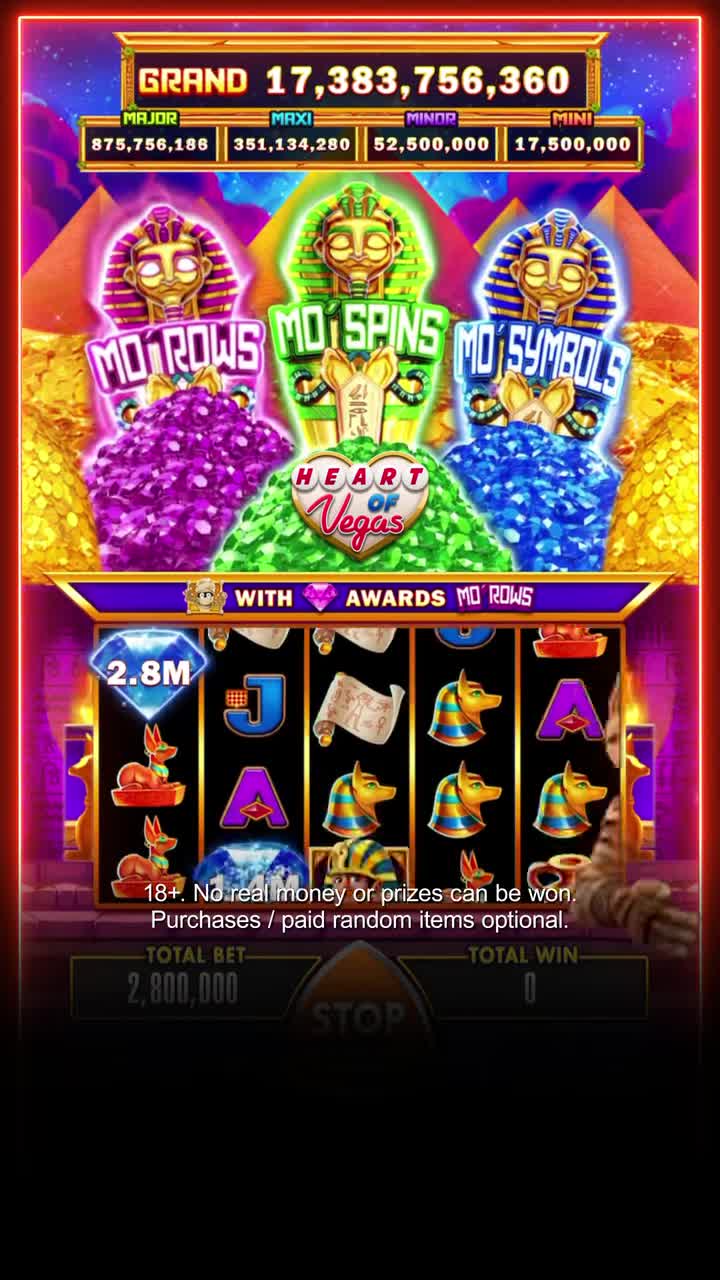 Slots: Heart of Vegas Casino 广告素材