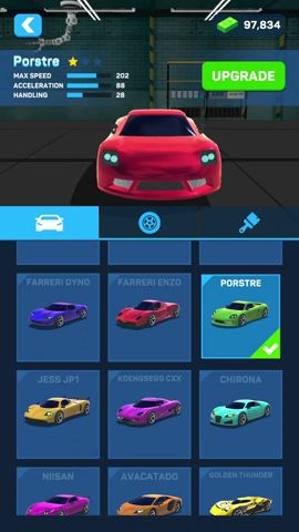 Car Race advertising creative