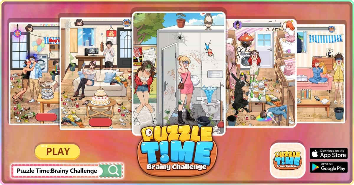 Puzzle Time: Brainy School 广告创意