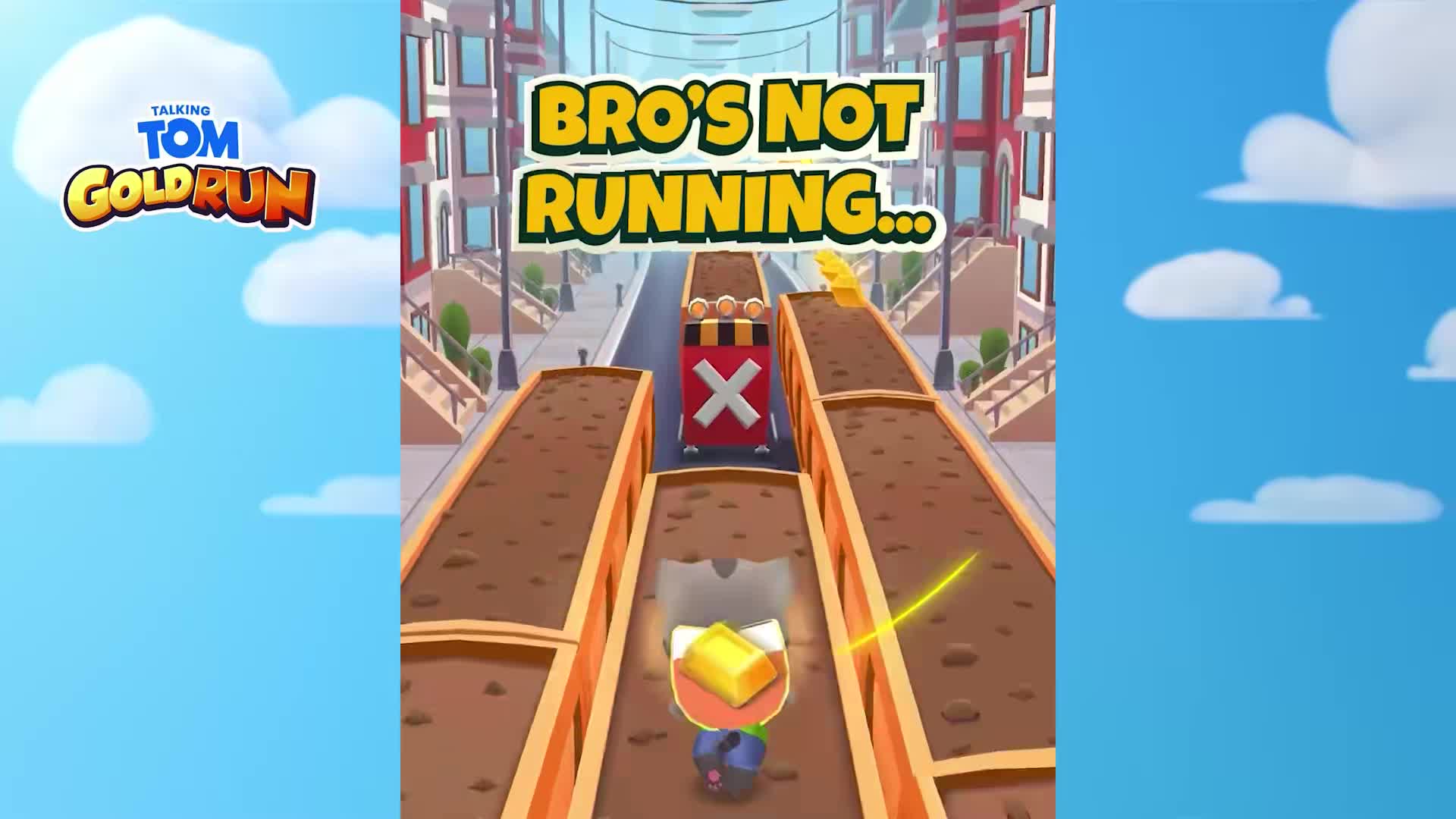 Talking Tom Gold Run advertising creative