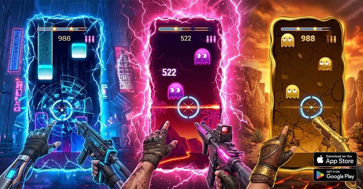 Rhythm Fire-EDM Shooting Game ad creative