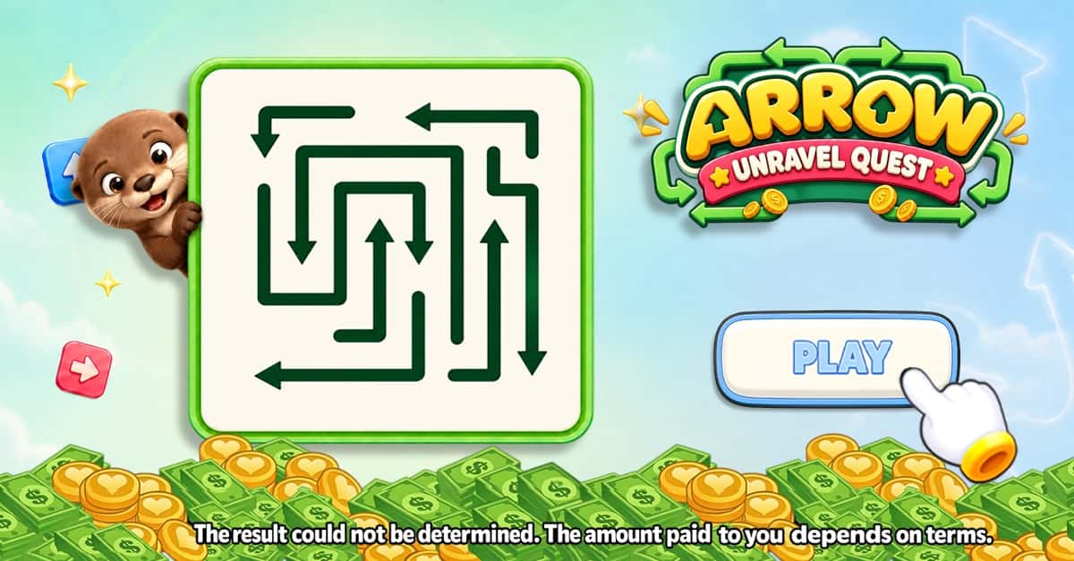 Arrow Unravel Quest ad creative