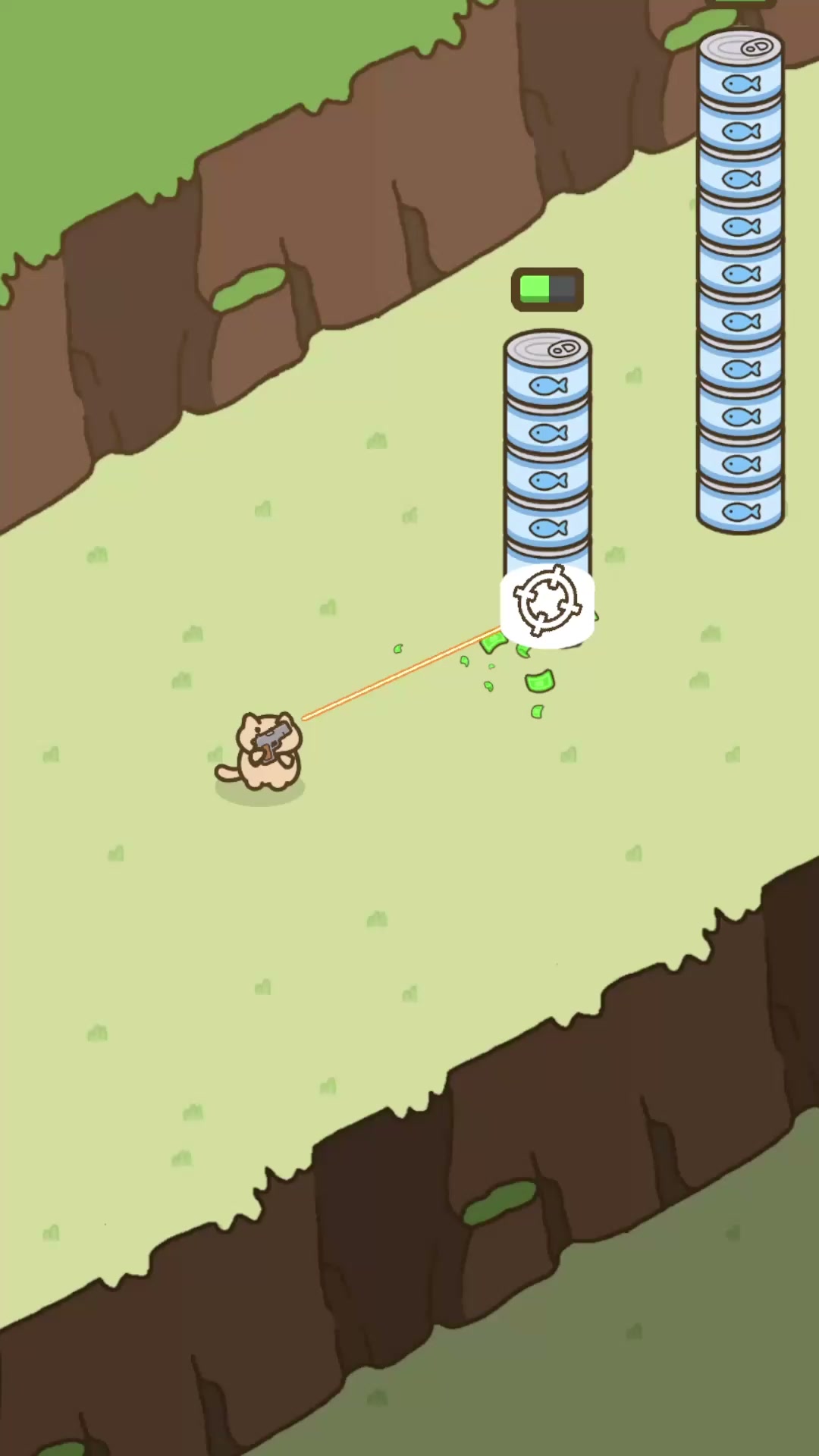 Idle Cat Gunner: Shooter RPG advertising creative