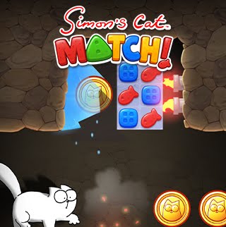 Simon's Cat Match! ad creative