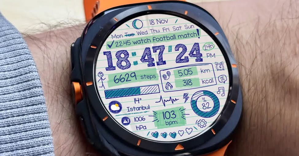 Paper of Time - Watch Face advertising creative
