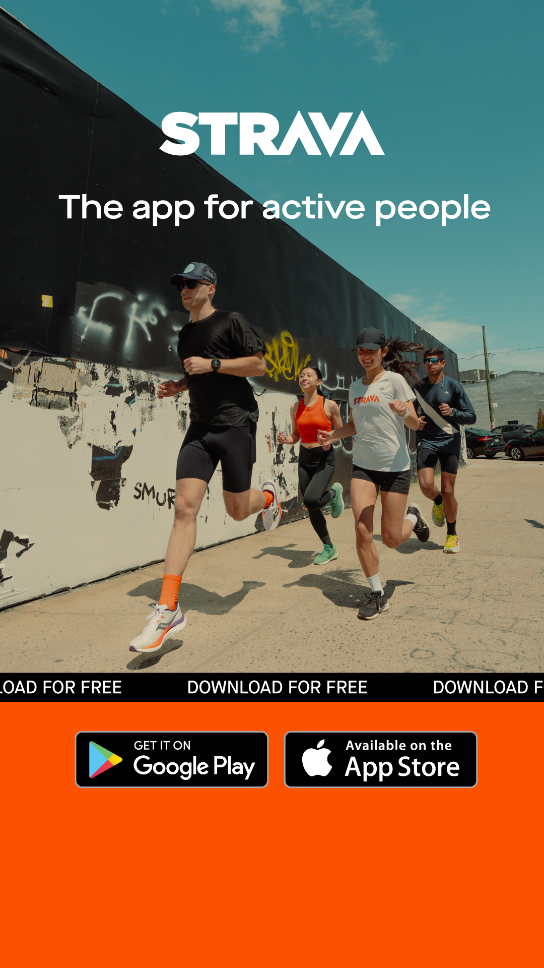 Strava: Run, Bike, Walk 广告素材