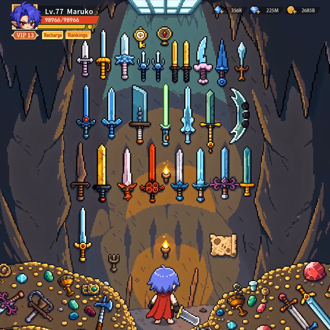 Pixel Slayer Saga 广告素材