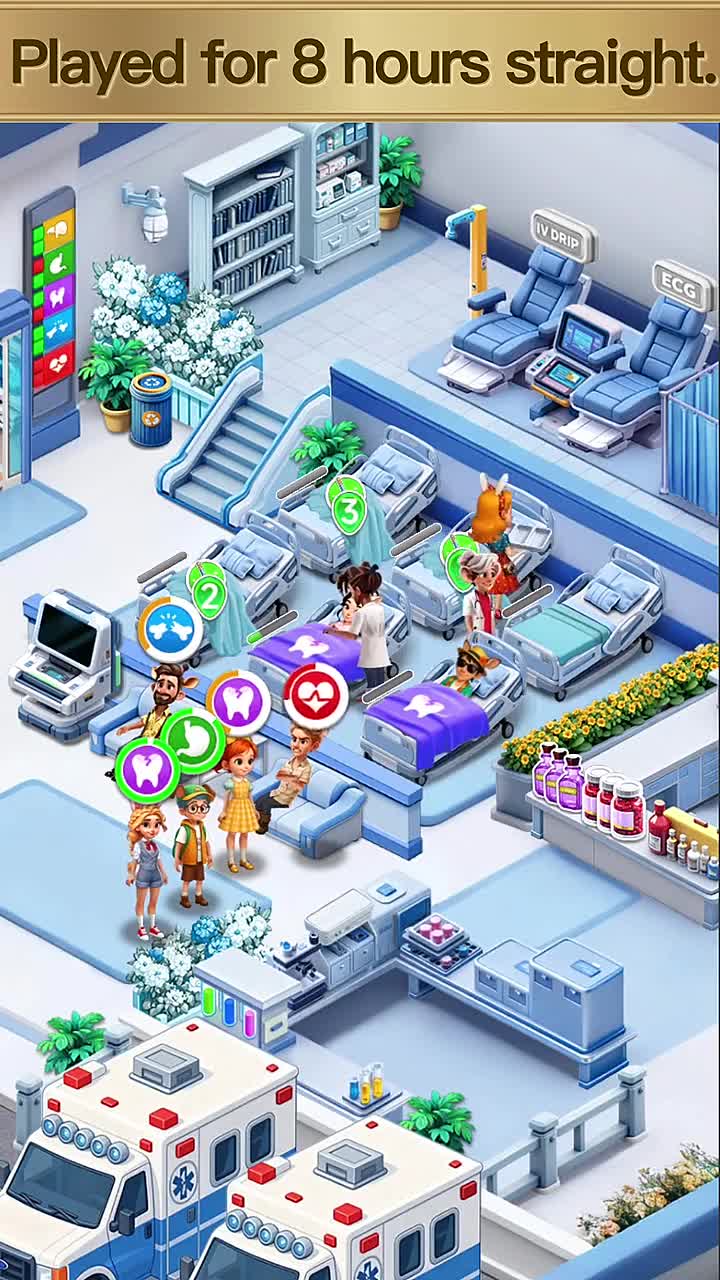 Hospital Mania - Zoo Story ad creative