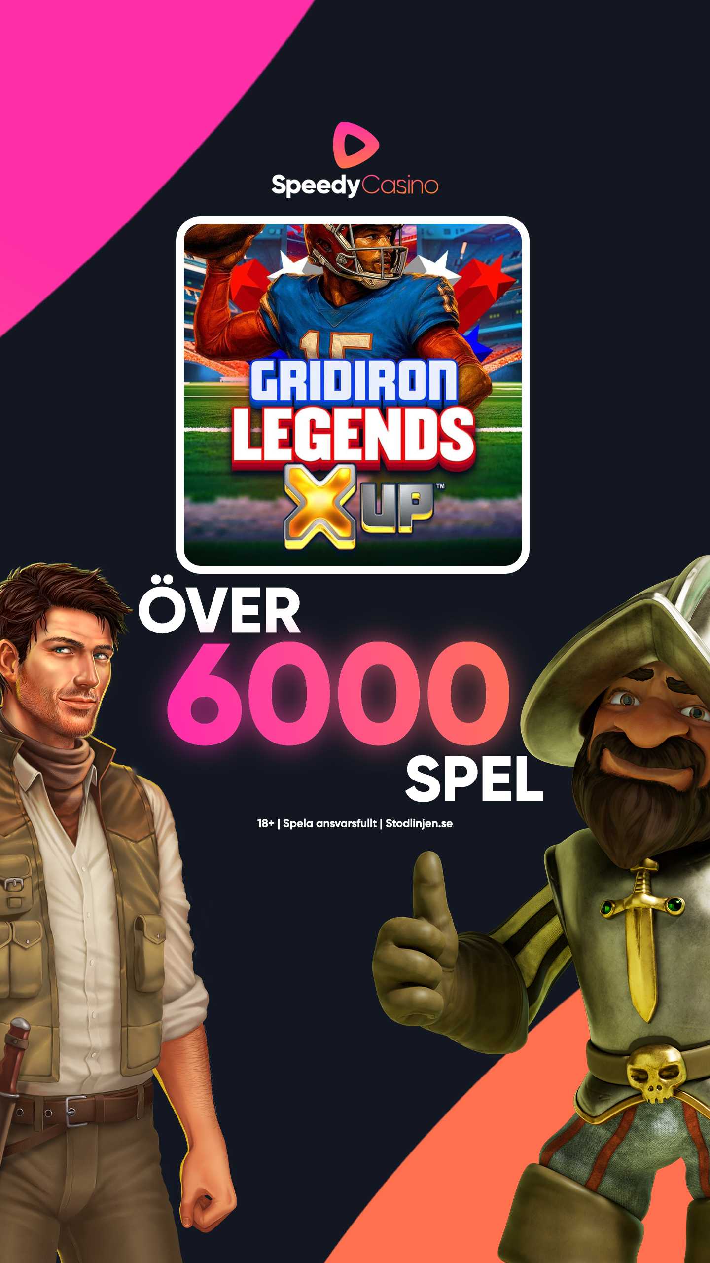 Speedy Casino - Casino utan krångel ad creative