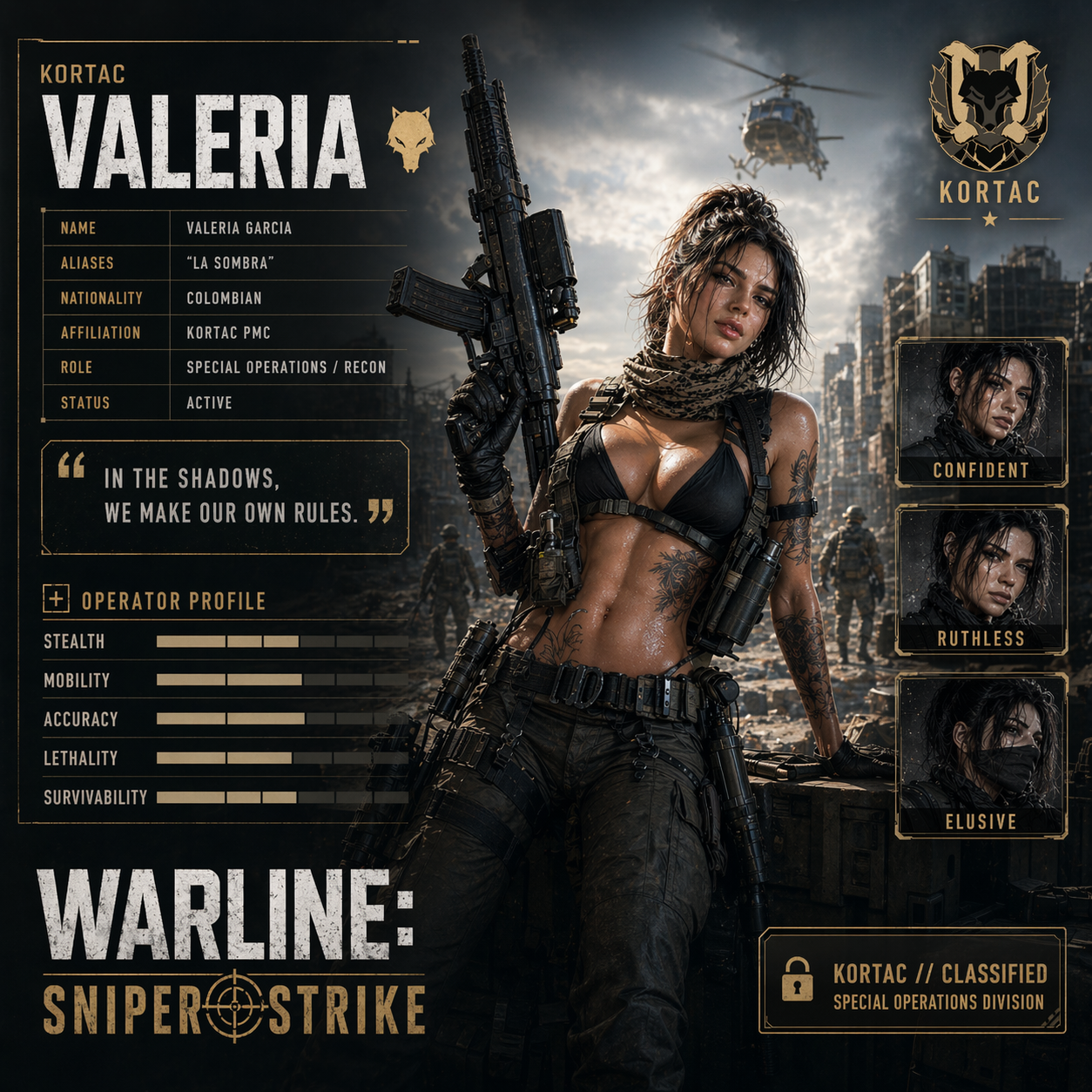 Warline: Sniper Strike advertising creative
